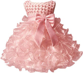 Baby Girl Dresses Ruffle Lace Pageant Party Wedding Flower Girl Dress